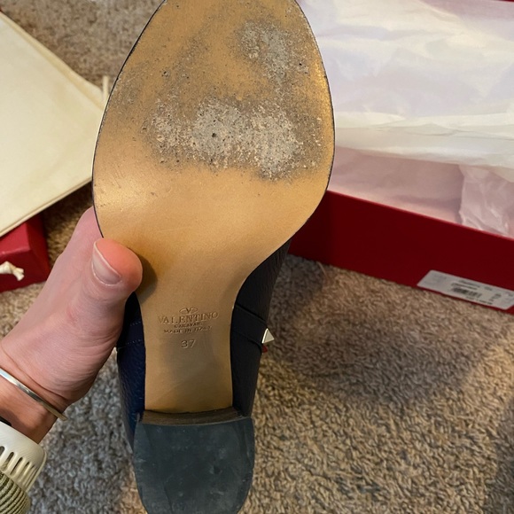 Authentic VALENTINO booties, navy, size 37 - Picture 12 of 16